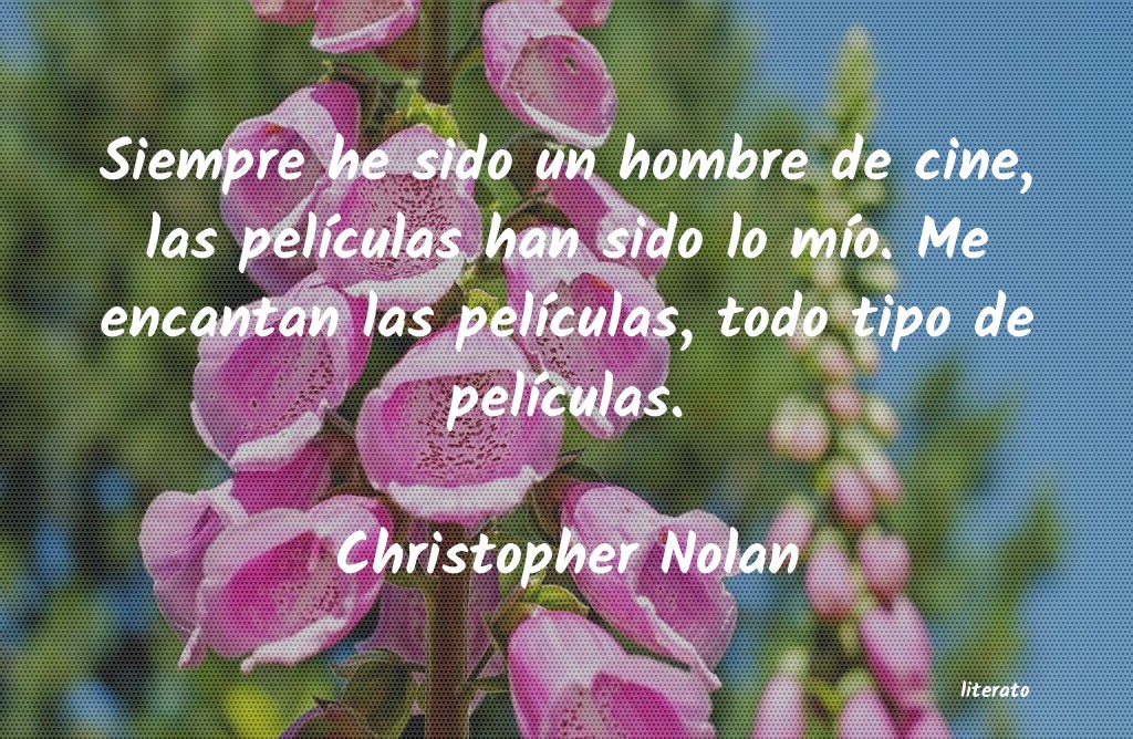 Frases de Christopher Nolan