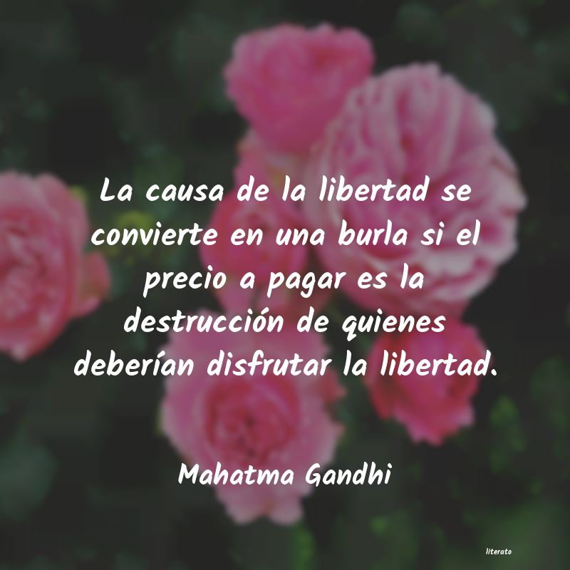 Frases de Mahatma Gandhi