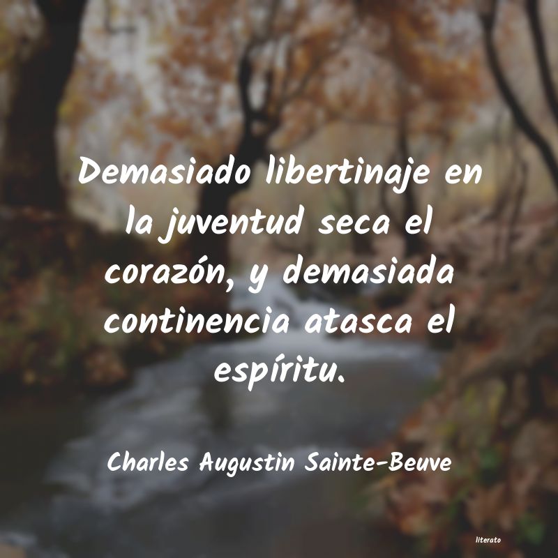 Frases de Charles Augustin Sainte-Beuve