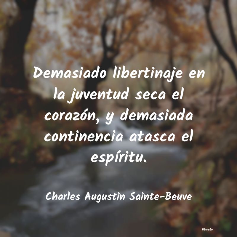 frases de Charles Augustin Sainte-Beuve