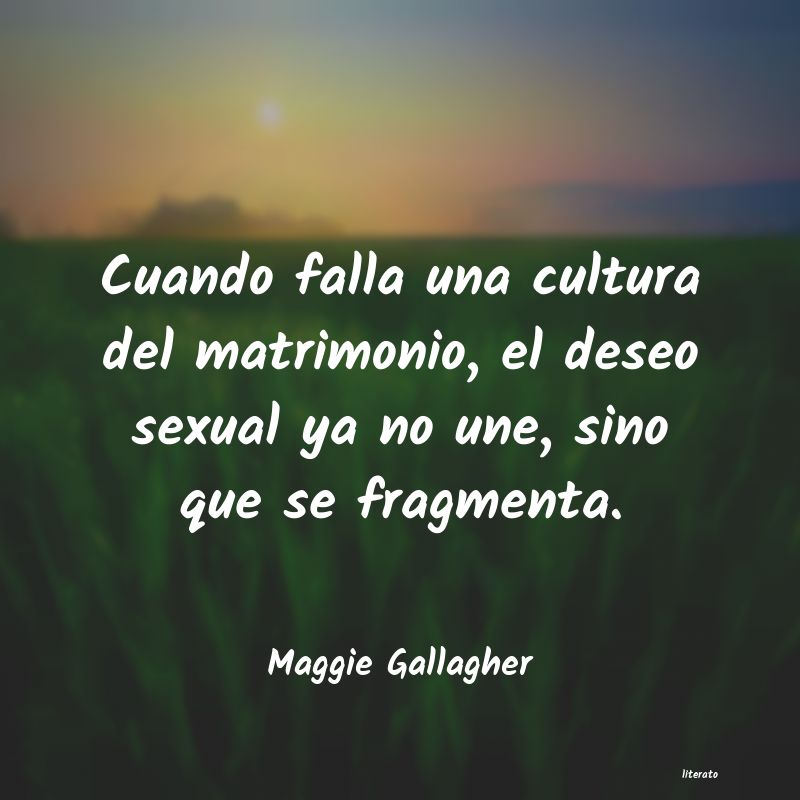 Frases de Maggie Gallagher