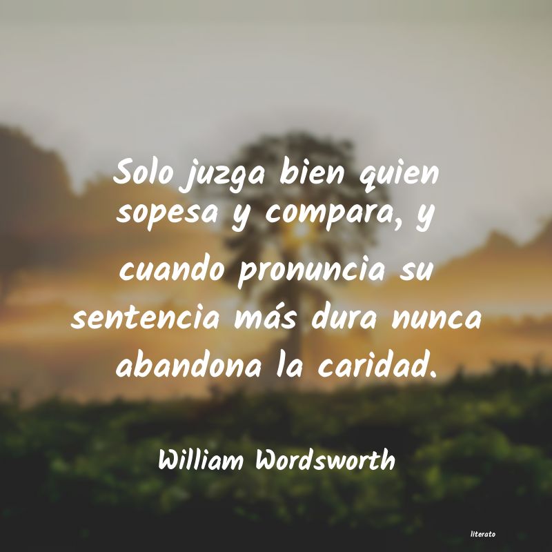 Frases de William Wordsworth