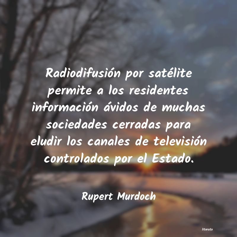 Frases de Rupert Murdoch