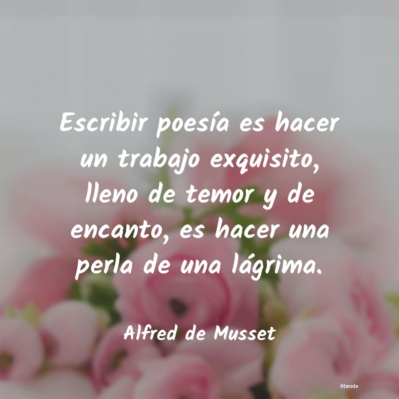 frases de Alfred de Musset