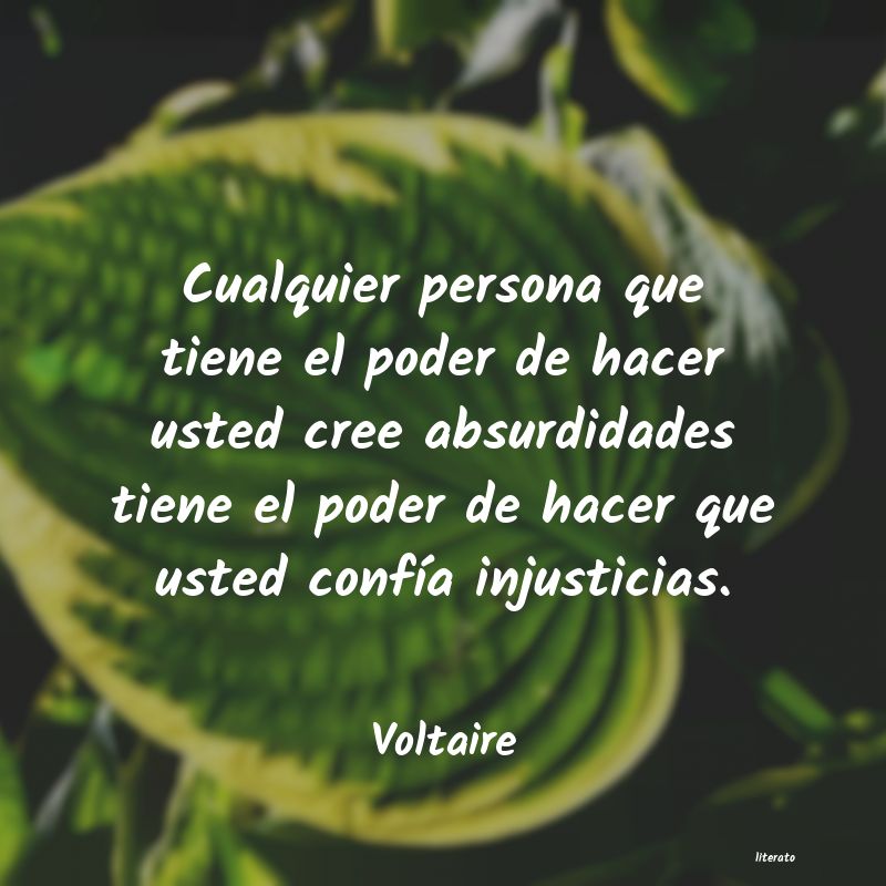 frases de Voltaire