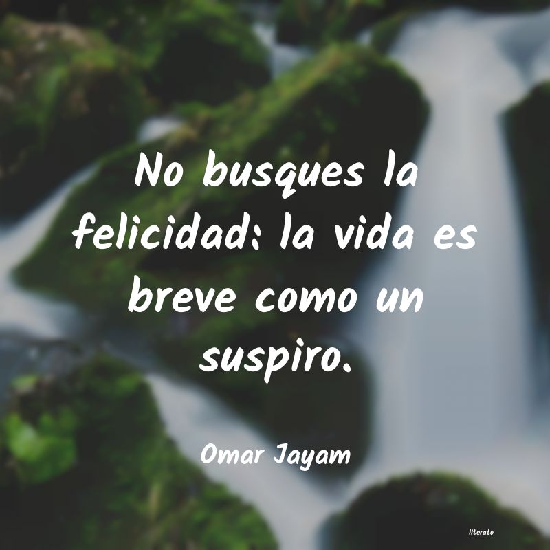 Frases de Omar Jayam