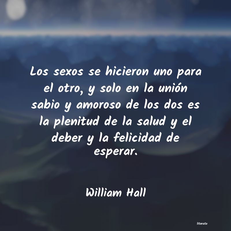 frases de William Hall