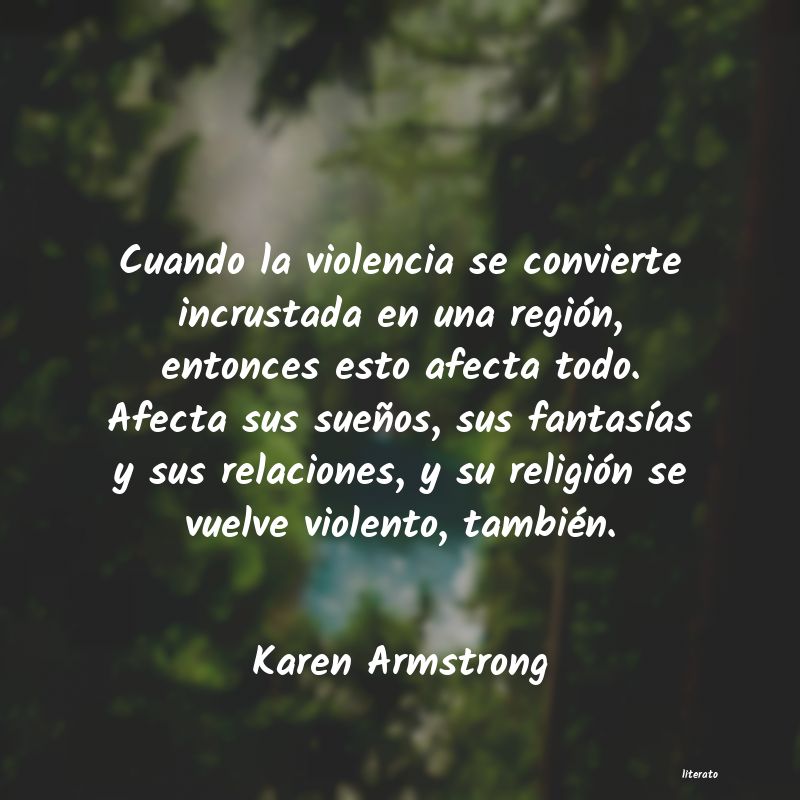 frases de Karen Armstrong
