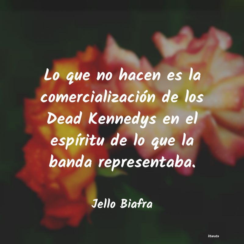 Frases de Jello Biafra