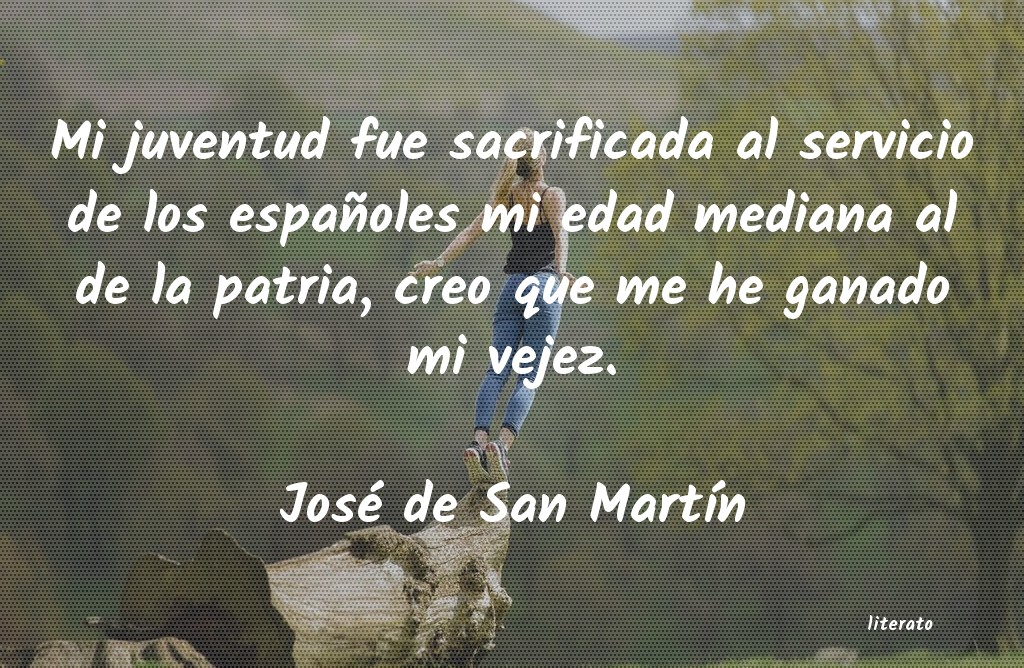 frases de José de San MartÃn