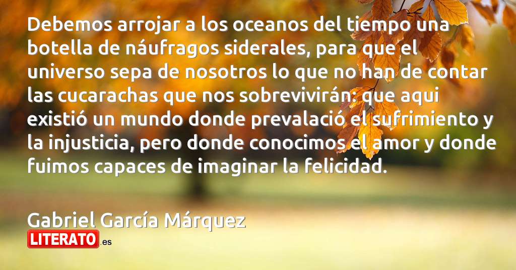 Frases de Gabriel García Márquez