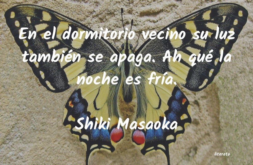 frases de Shiki Masaoka