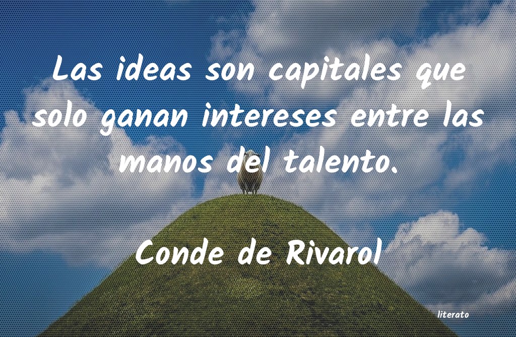 frases de Conde de Rivarol