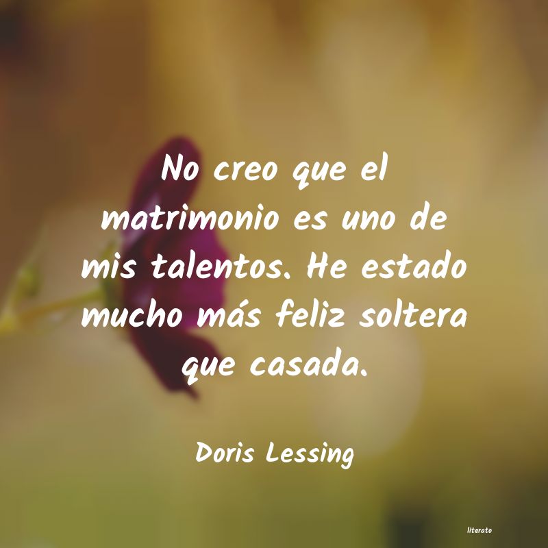 Frases de Doris Lessing