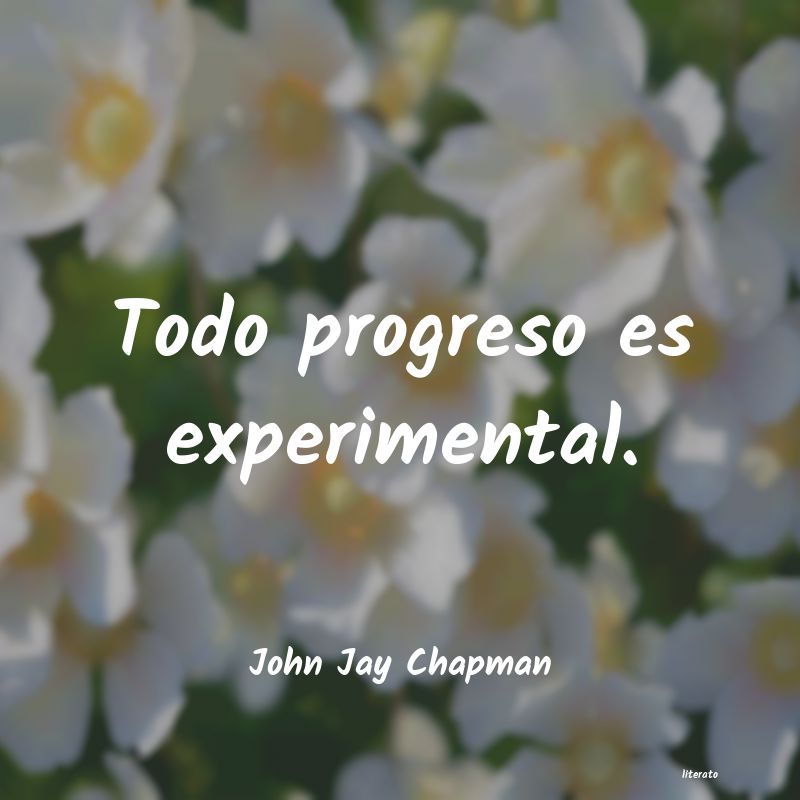 frases de John Jay Chapman