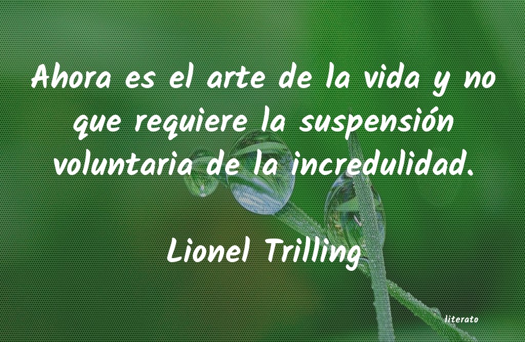 frases de Lionel Trilling