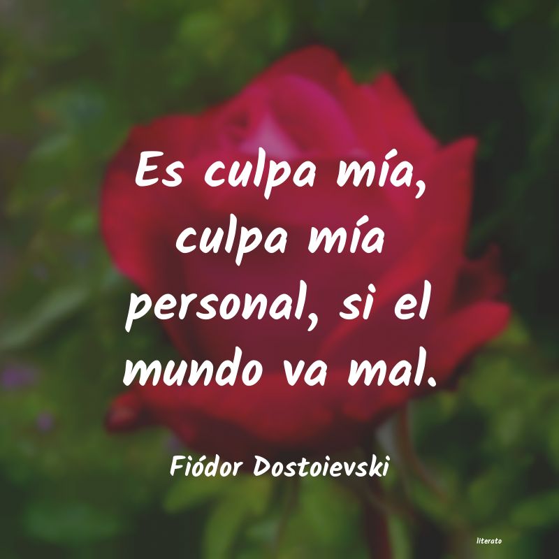 frases de FiÃ³dor Dostoievski