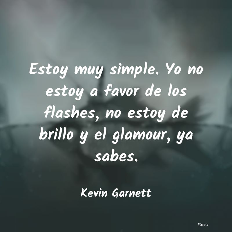 frases de Kevin Garnett