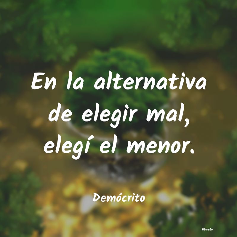 frases de Demócrito