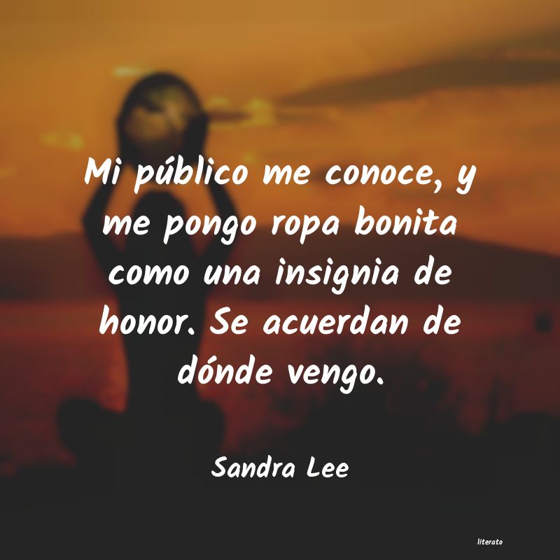 Frases de Sandra Lee