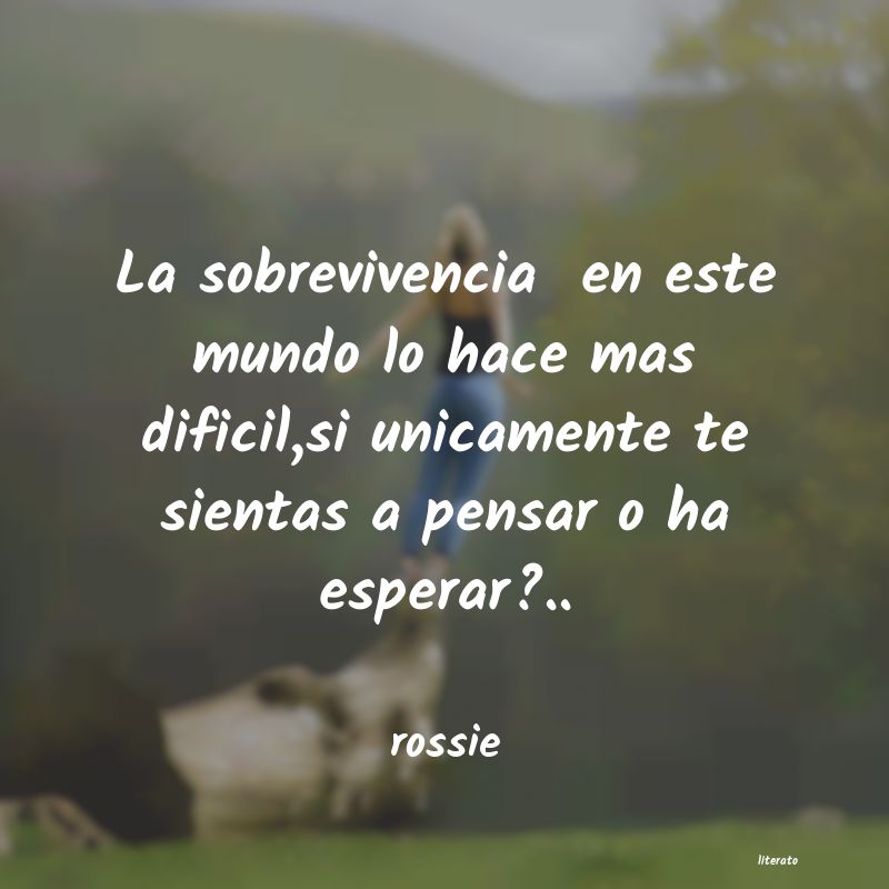 Frases de rossie