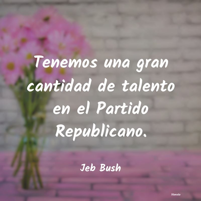 Frases de Jeb Bush