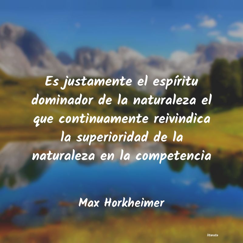 frases de Max Horkheimer