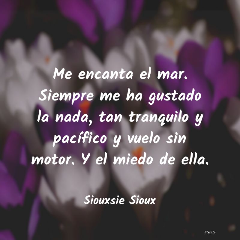 Frases de Siouxsie Sioux