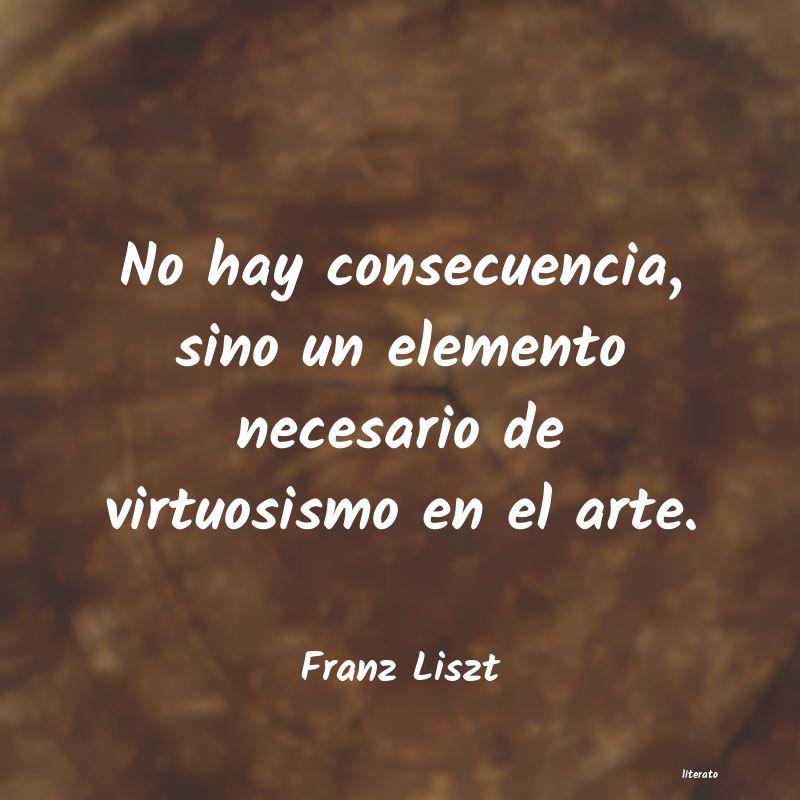 Frases de Franz Liszt