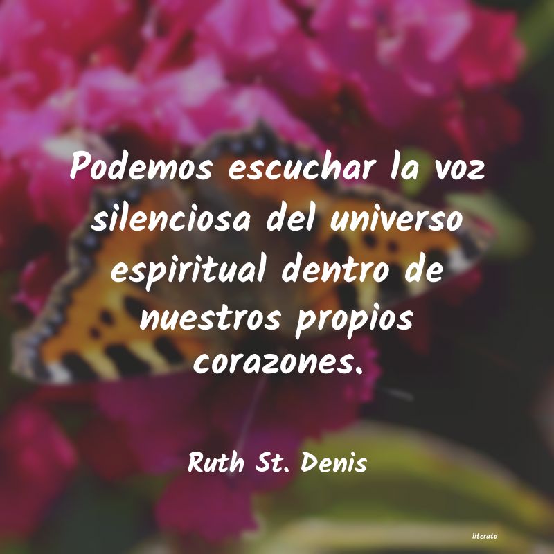 Frases de Ruth St. Denis