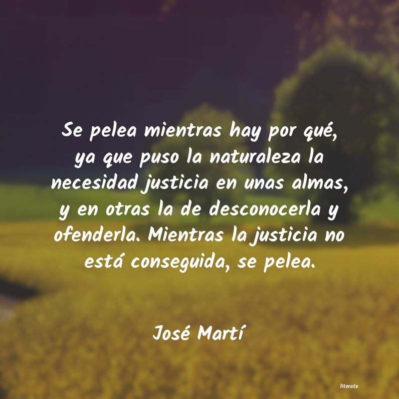 poesia de jose marti sobre la solidaridad entre los pueblos