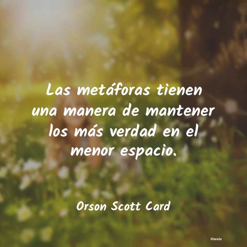 frases de Orson Scott Card