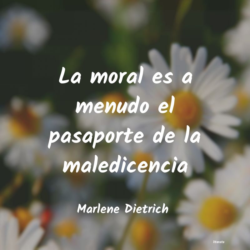 Frases de Marlene Dietrich