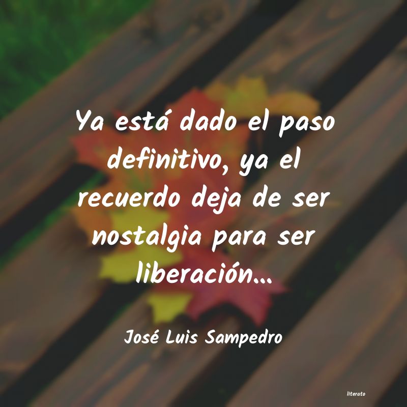 frases de José Luis Sampedro