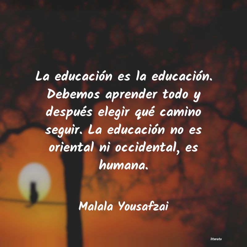 Frases de Malala Yousafzai