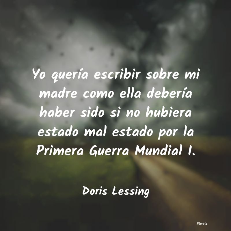 frases de Doris Lessing