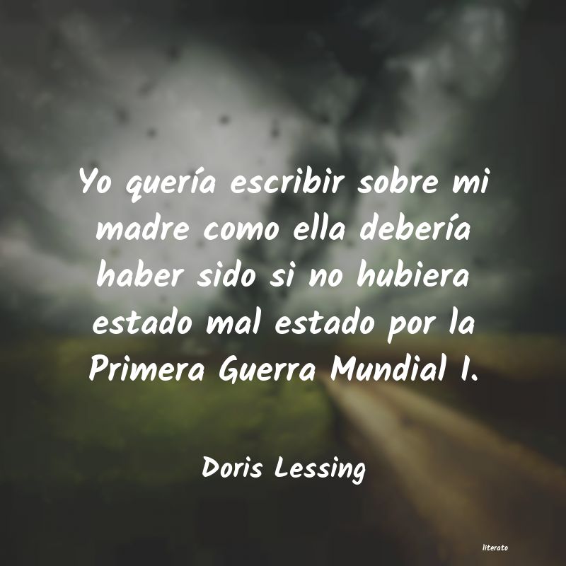 Frases de Doris Lessing