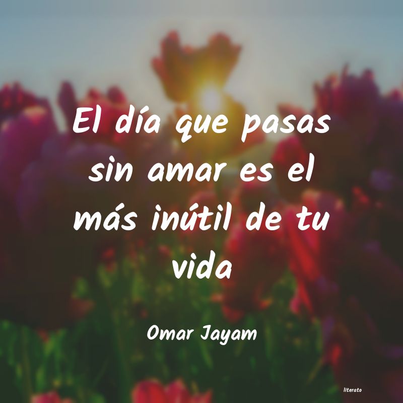 Frases de Omar Jayam