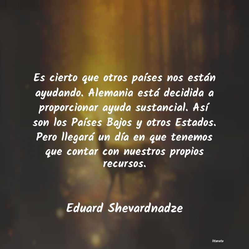 Frases de Eduard Shevardnadze