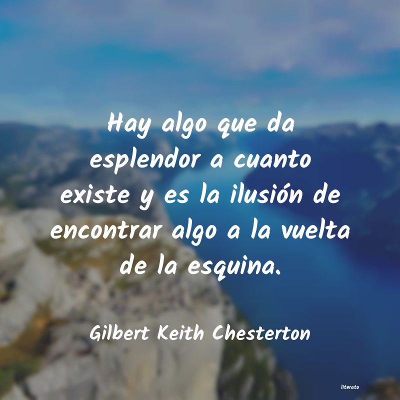 Frases de Gilbert Keith Chesterton