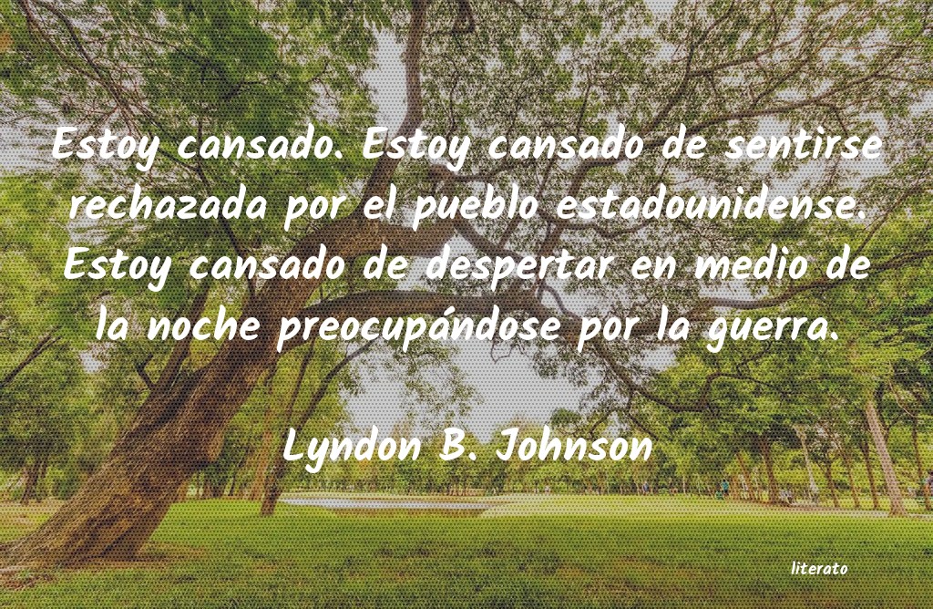 frases de Lyndon B. Johnson