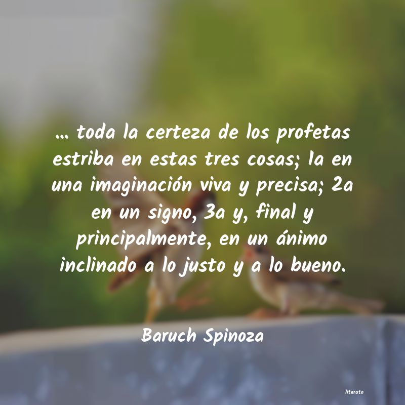 Frases de Baruch Spinoza