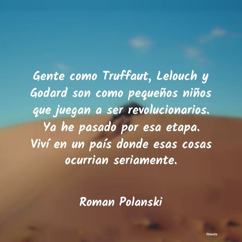 Frases de Roman Polanski