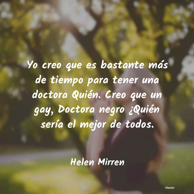 frases de Helen Mirren
