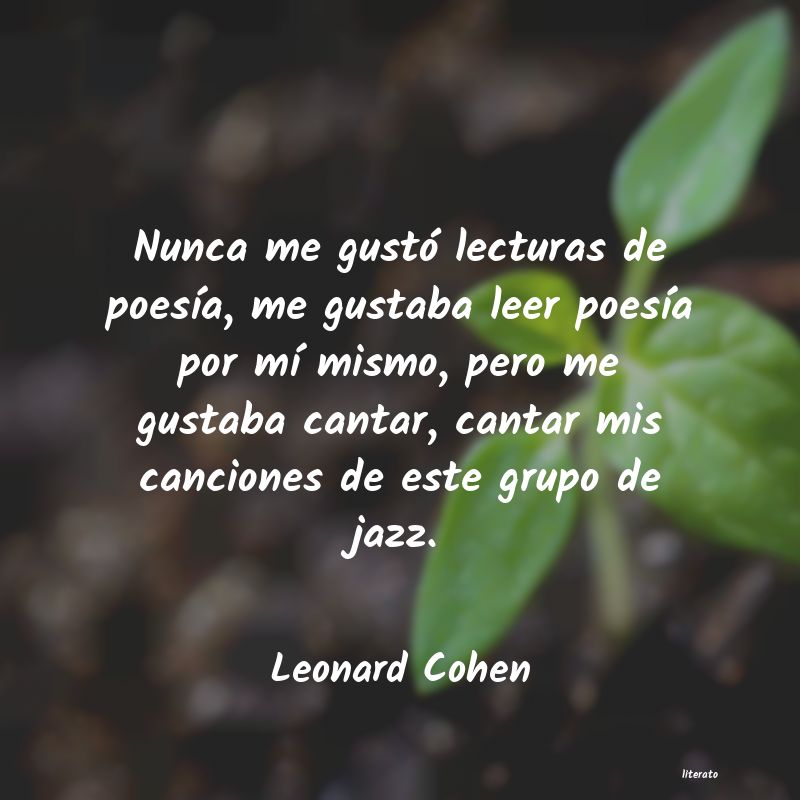 Frases de Leonard Cohen