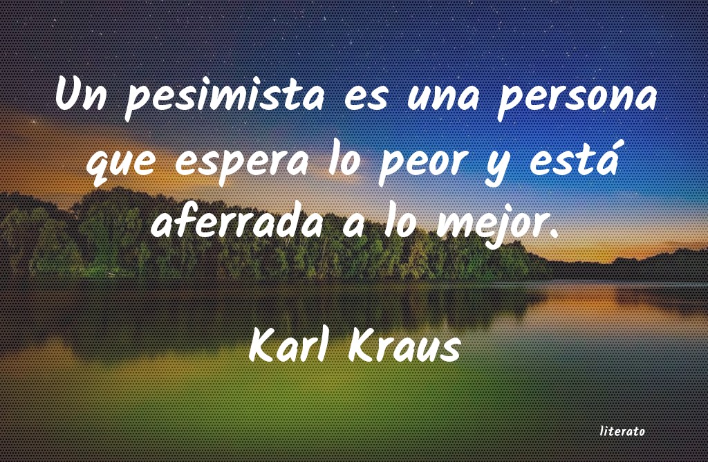 Frases de Karl Kraus