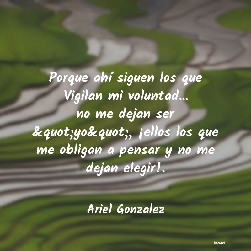 Frases de Ariel Gonzalez