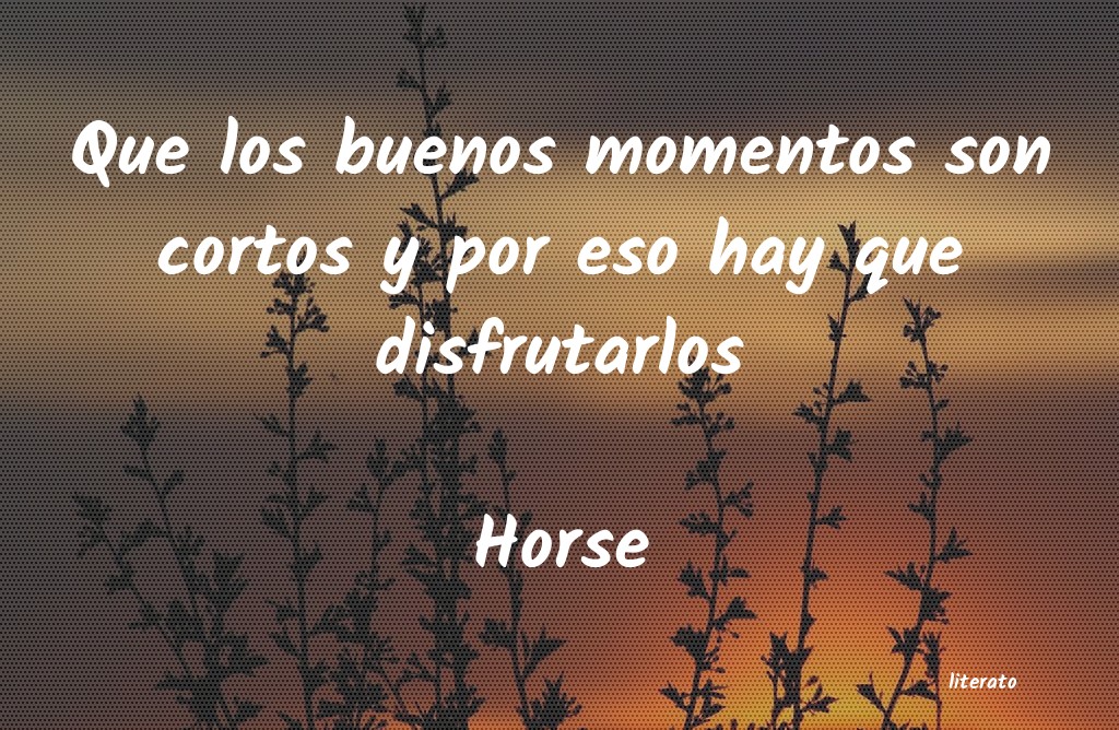 Frases de Horse