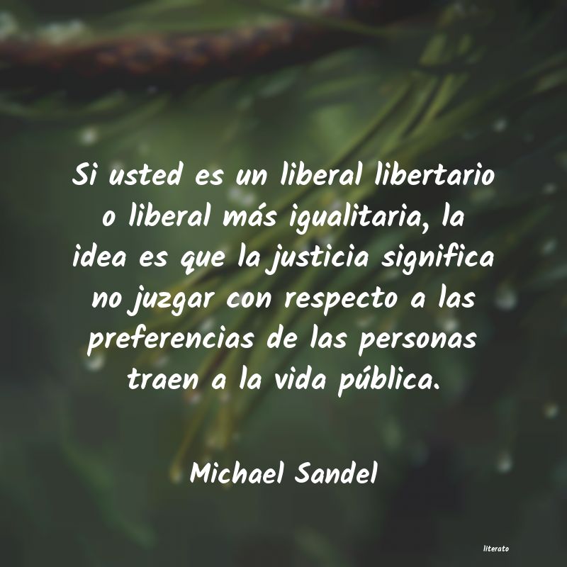 Frases de Michael Sandel