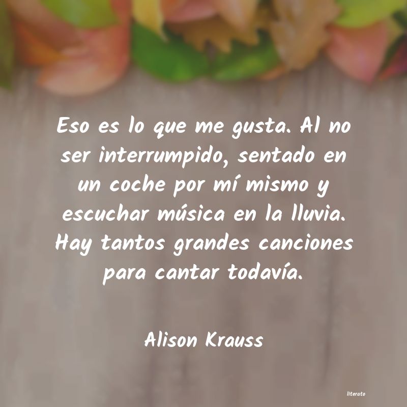 Frases de Alison Krauss